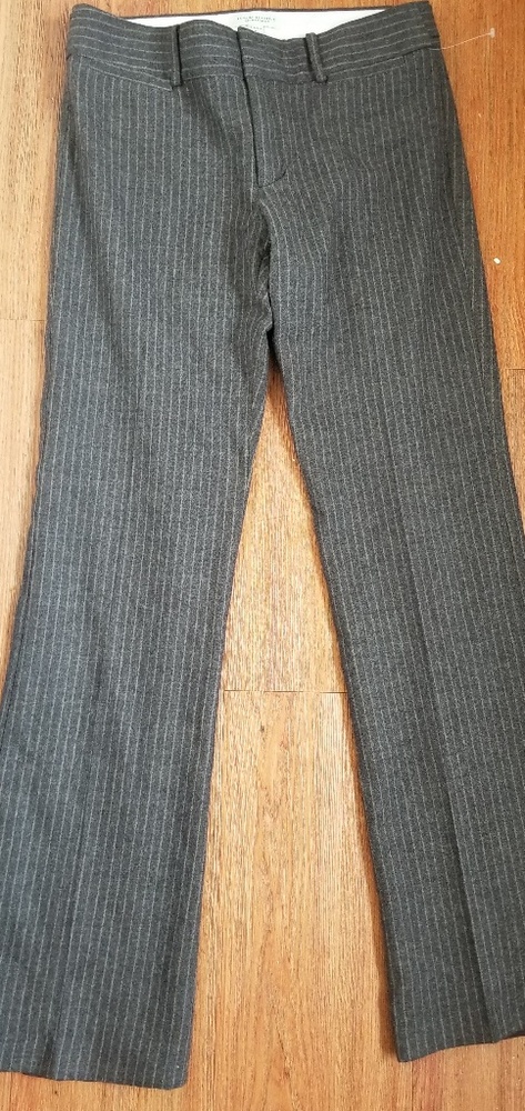 Banana republic, 6, gray strip pants